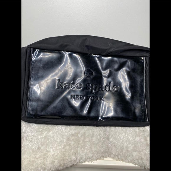 Kate Spade Two-handle Diaper Bag Black Nylon - Picture 3 of 12